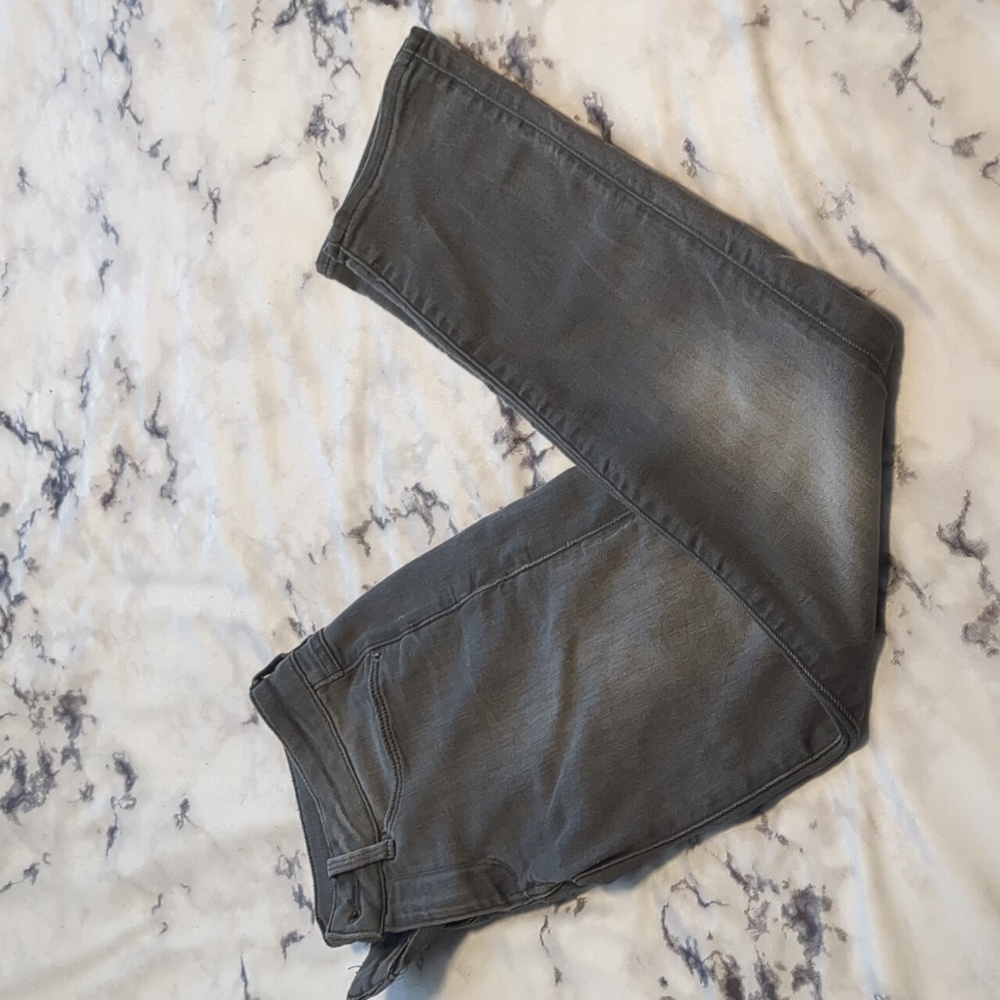 G Star Raw distressed grey jeans